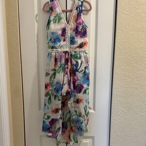 Colorful Floral Kids Romper